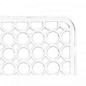 Tappetino Antiscivolo Kinvara 29100273 Trasparente Plastica 28 x 0,1 x 28 cm Lavello (12 Unità)