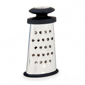 Grattugia Kinvara KT1210376 Nero Argentato Acciaio inossidabile TPR 9 x 15,5 x 4,2 cm (12 Unità)