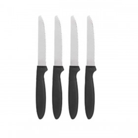 Set di Coltelli Kinvara CN-KT172244F Nero Argentato Acciaio inossidabile Plastica 19,5 cm (12 Unità)