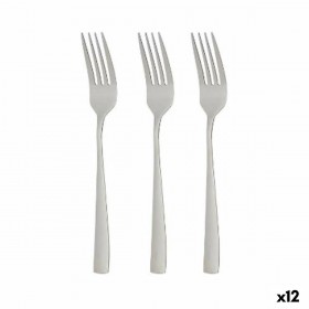 Set di Forchette Kinvara KT190017-2 Argentato Acciaio inossidabile 2,5 x 21,3 x 0,3 cm (12 Unità)