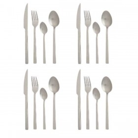 Set di Posate Kinvara KT214012 Argentato Acciaio inossidabile Mat (6 Unità)