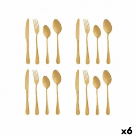 Set di Posate Dorato Acciaio inossidabile (6 Unità)