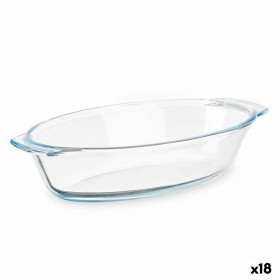 Teglia da Cucina Vivalto T7-07 Trasparente Vetro Borosilicato 700 ml 23,6 x 5,3 x 13 cm Con manici (18 Unità)