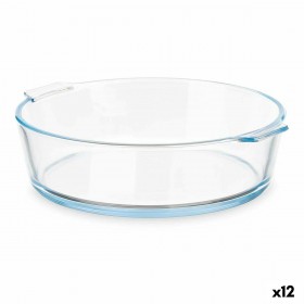 Teglia da Cucina Vivalto T11-16 Trasparente Vetro Borosilicato 1,6 L 23 x 6 x 20 cm Con manici (12 Unità)