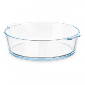 Teglia da Cucina Vivalto T11-16 Trasparente Vetro Borosilicato 1,6 L 23 x 6 x 20 cm Con manici (12 Unità)