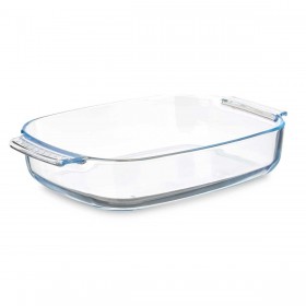 Teglia da Cucina Vivalto T3-38 Trasparente Vetro Borosilicato 3,8 L 38 x 6,5 x 25,4 cm Con manici (6 Unità)