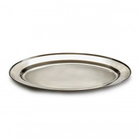 Vassoio Kinvara 2037-30 Argentato Acciaio inossidabile 30 x 2 x 20 cm (24 Unità)