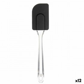 Spatola da Cucina Kinvara KT11-5521B Nero Trasparente Silicone Plastica 5 x 23,5 x 2 cm 5 x 24 x 2 cm (12 Unità)
