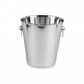 Secchiello per il ghiaccio Kinvara 701-1050 Argentato Acciaio inossidabile 7,9 L 27 x 27 x 25,5 cm (6 Unità)