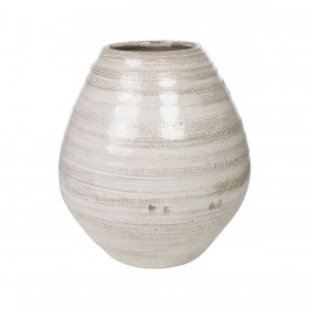 Vaso Romimex Beige Terracotta 23 x 25 x 23 cm