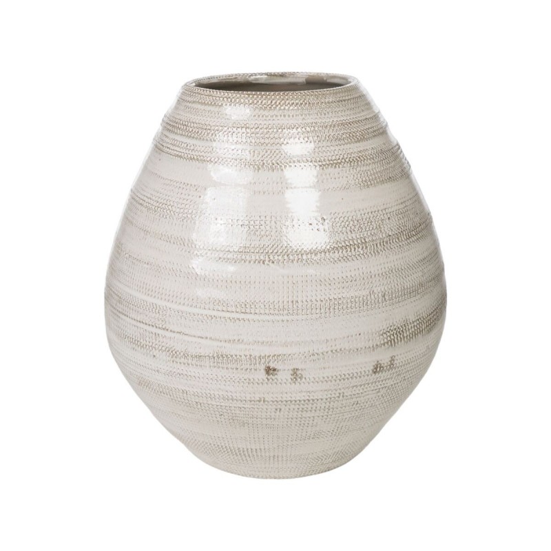 Vaso Romimex Beige Terracotta 23 x 25 x 23 cm