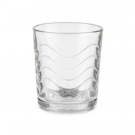 Set di Bicchieri Vivalto 79065 Trasparente Vetro Onde 265 ml (8 Unità)
