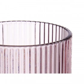 Bicchiere Righe Rosa Cristallo 270 ml (6 Unità)