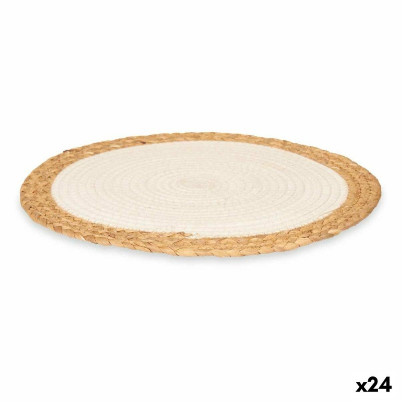 Sottopentola Kinvara TS23885-W Bianco Cotone Alghe marine 35 x 0,6 x 35 cm (24 Unità)