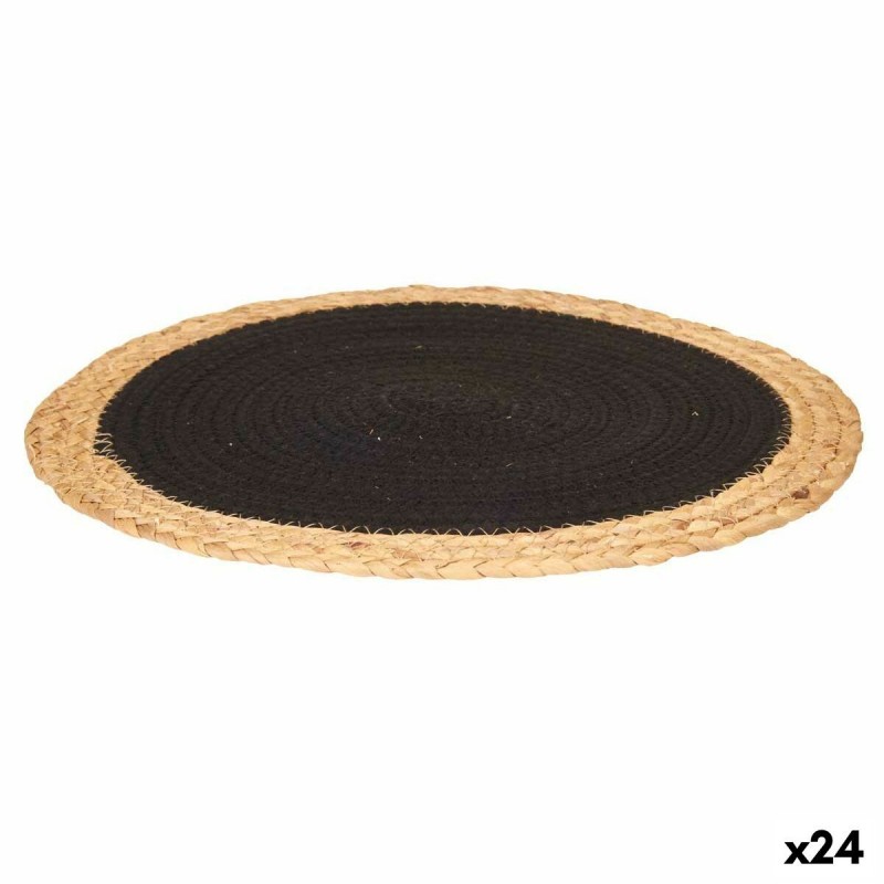 Sottopentola Kinvara TS23885-B Nero Cotone Alghe marine 35 x 0,6 x 35 cm (24 Unità)