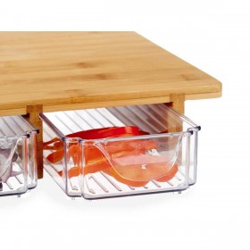 Tagliere Kinvara KT216001-4 Marrone Trasparente 40 x 6 x 28 cm