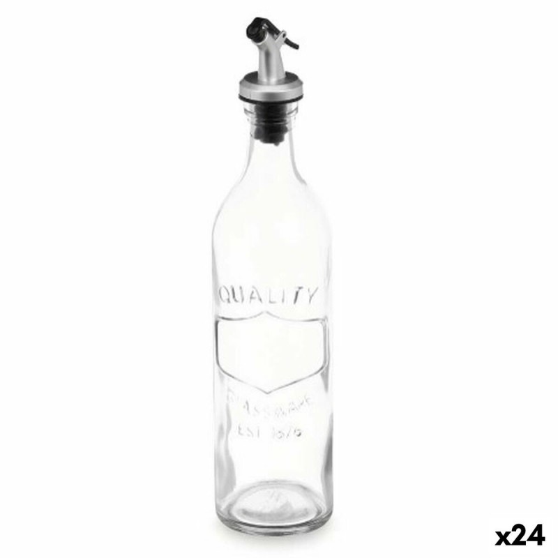 Oliera Vivalto YHP-SZ57A/TH12 Trasparente Vetro Con rilievo 500 ml (24 Unità)