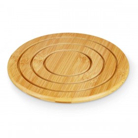 Sottopentola Kinvara 897 Naturale Bambù Rotondo 19 x 1 x 19 cm (24 Unità)