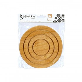 Sottopentola Kinvara 897 Naturale Bambù Rotondo 19 x 1 x 19 cm (24 Unità)