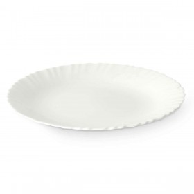 Piatto da pranzo Vivalto LXP-95 Bianco Vetro opalino 24 x 2 x 24 cm (24 Unità)