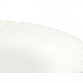 Piatto da pranzo Vivalto LXP-95 Bianco Vetro opalino 24 x 2 x 24 cm (24 Unità)