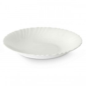Piatto Fondo Vivalto LSP-85 Bianco Vetro opalino 21,5 x 3 x 21,5 cm (24 Unità)