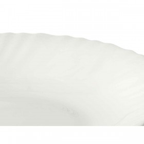 Piatto Fondo Vivalto LSP-85 Bianco Vetro opalino 21,5 x 3 x 21,5 cm (24 Unità)