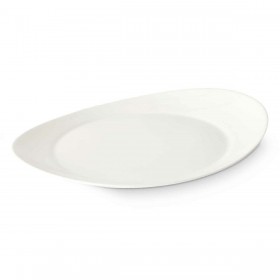 Piatto da pranzo Vivalto LYBP-120 Bianco Vetro opalino 30,5 x 3 x 26 cm (18 Unità)