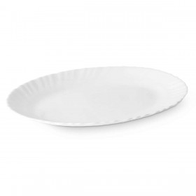Teglia da Cucina Vivalto LXYP-100 Bianco Vetro opalino 25 x 2 x 19 cm (24 Unità)