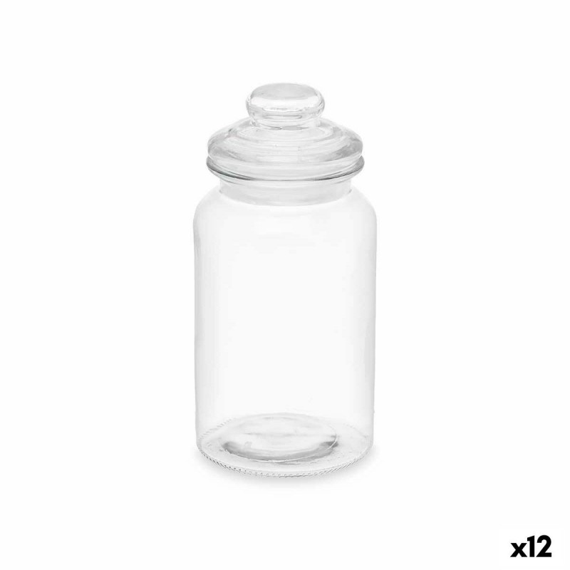 Vaso Vivalto CW-P00712-3/TH6 Trasparente 1,2 L Con coperchio (12 Unità)