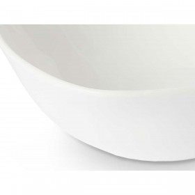 Ciotola per Aperitivi Vivalto LFW-50 Bianco Vetro opalino Quadrato 11 x 4 x 11 cm (48 Unità)