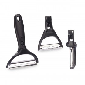 Set di Pelapatate Kinvara KT190129 Acciaio inossidabile polipropilene ABS Testine Intercambiabili 3 Pezzi (24 Unità)