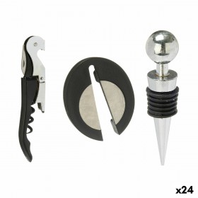 Set di Accessori per il Vino Kinvara KT180219 Acciaio inossidabile polipropilene 3 Pezzi (24 Unità)