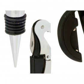 Set di Accessori per il Vino Kinvara KT180219 Acciaio inossidabile polipropilene 3 Pezzi (24 Unità)