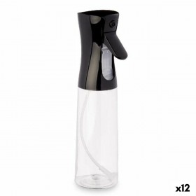 Spray per Olio o Aceto Kinvara 23HD062106 Nero Trasparente Polietilene polipropilene polistirene PET 300 ml 8 x 24 x 6 cm (12 Un
