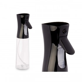 Spray per Olio o Aceto Kinvara 23HD062106 Nero Trasparente Polietilene polipropilene polistirene PET 300 ml 8 x 24 x 6 cm (12 Un