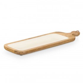 Vassoio per aperitivi MALI-798 W Bianco 50,7 x 3 x 14 cm (6 Unità)
