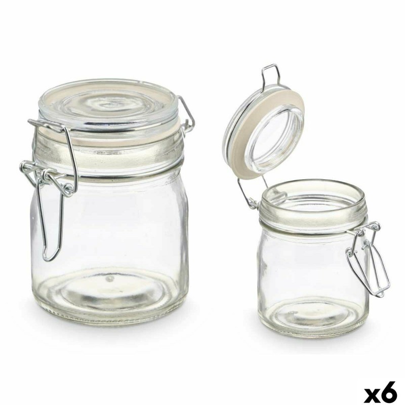 Barattolo di Vetro Vivalto 04-9411 Trasparente 150 ml (6 Unità)