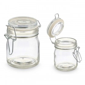Barattolo di Vetro Vivalto 04-9411 Trasparente 150 ml (6 Unità)