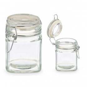 Barattolo di Vetro Vivalto 01-1605 Trasparente 200 ml (6 Unità)