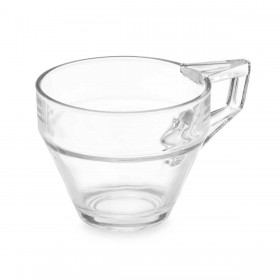 Tazza di caffè e tè Vivalto ZLQ02/BHA6 Trasparente Vetro 199 ml (6 Unità)