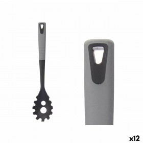 Cucchiaio per Servire la Pasta Kinvara KT212043-9 PBT Nero Grigio TPR PBT 7 x 34 x 4 cm (12 Unità)