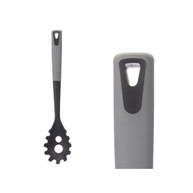 Cucchiaio per Servire la Pasta Kinvara KT212043-9 PBT Nero Grigio TPR PBT 7 x 34 x 4 cm (12 Unità)