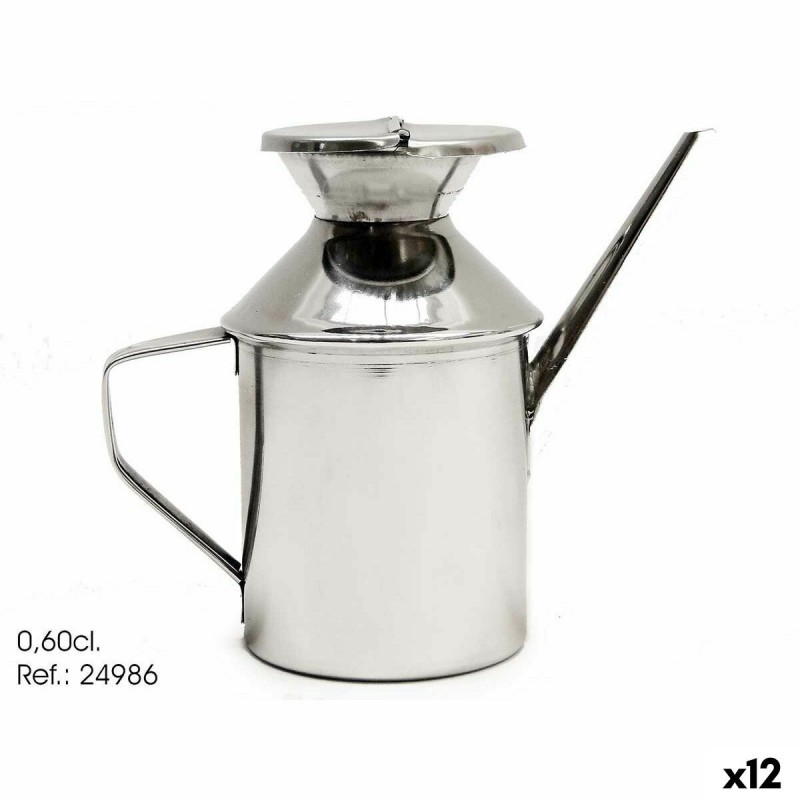 Oliera Kinvara 2056/BIG Argentato Acciaio inossidabile 500 ml 17 x 14,5 x 8 cm (12 Unità)