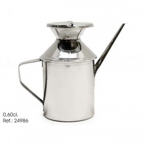 Oliera Kinvara 2056/BIG Argentato Acciaio inossidabile 500 ml 17 x 14,5 x 8 cm (12 Unità)