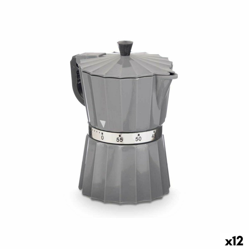 Timer da Cucina Kinvara KT3081(ST) 9 x 10,5 x 6,5 cm (12 Unità)