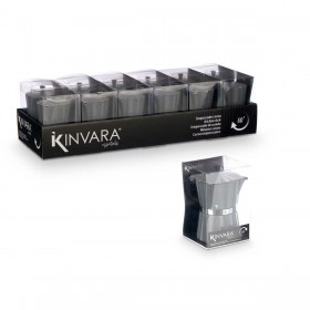 Timer da Cucina Kinvara KT3081(ST) 9 x 10,5 x 6,5 cm (12 Unità)