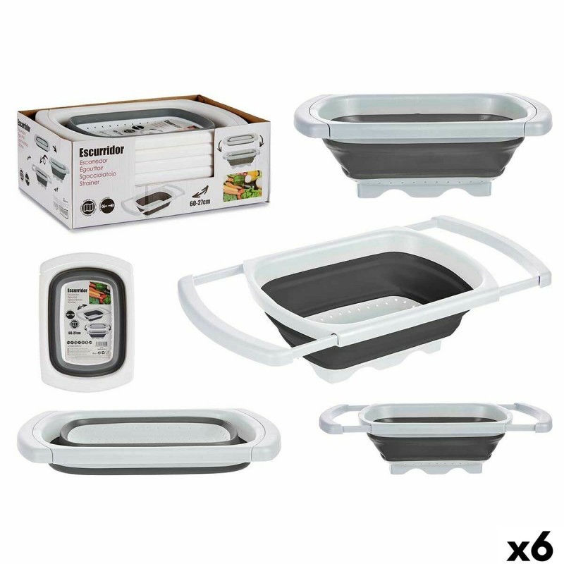 Colino Kinvara CH43223-4 Bianco Grigio polipropilene TPR 60 x 26 x 12 cm 39,5 x 4,5 x 26 cm (6 Unità)