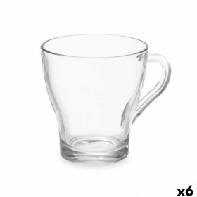 Tazza di caffè e tè Vivalto 1 Trasparente Vetro 280 ml (6 Unità)