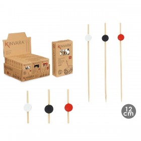 Set di Spiedini per Barbecue Kinvara 36340 Bambù (24 Unità)